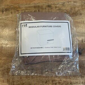 Patio Ottoman Cover Square Outdoor Side Table Furniture RST 21x21x18 Inch